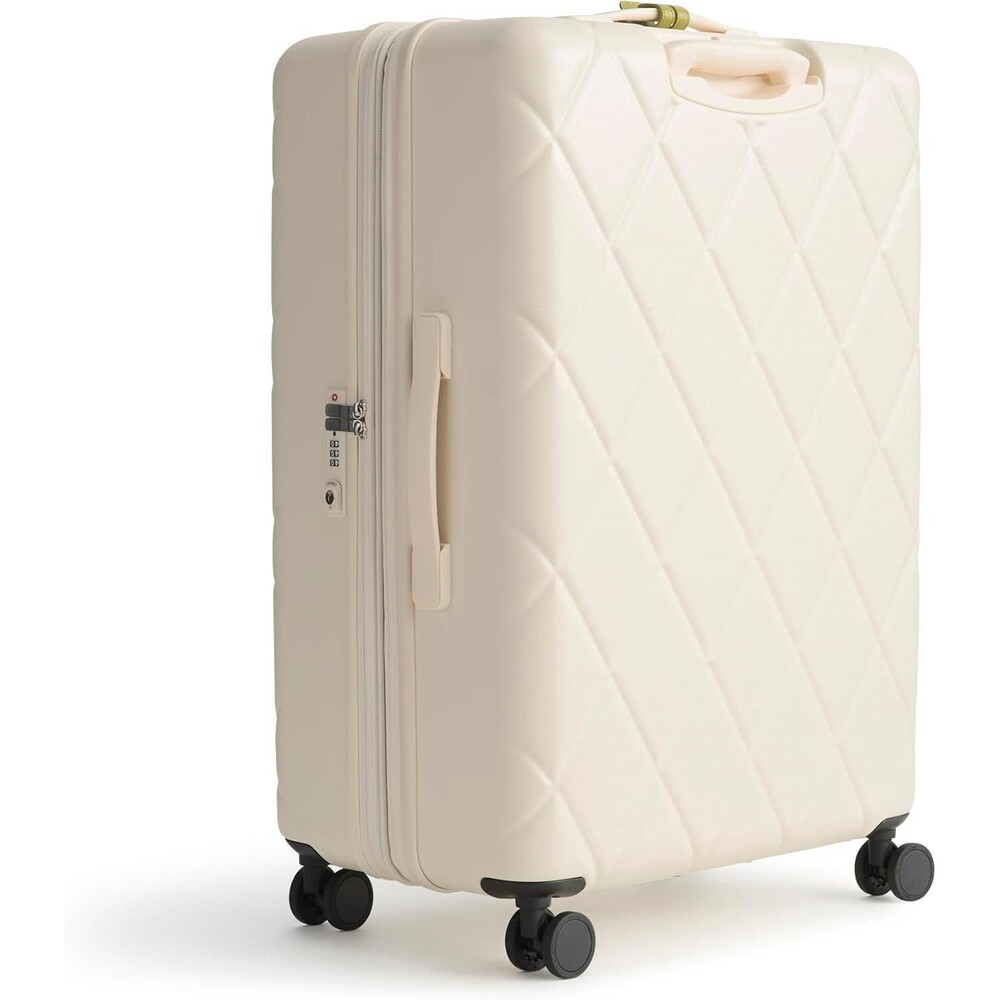 Vera Bradley Hardside 29 Inch Adair Luggage Spinner One Size Cottage Cream